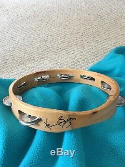 KENNY ROGERS Signed Autographed WOOD TAMBOURINE 10 from Concert