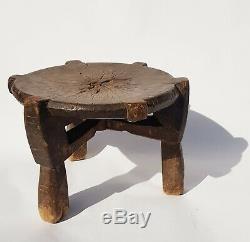 Kalejin tribe prestige 3 legged rare outstanding stool from Kenya East Africa