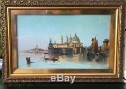 Karl Kaufmann (F. HERINK), (1843-1901) View from Venice, REDUCED