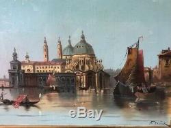 Karl Kaufmann (F. HERINK), (1843-1901) View from Venice, REDUCED