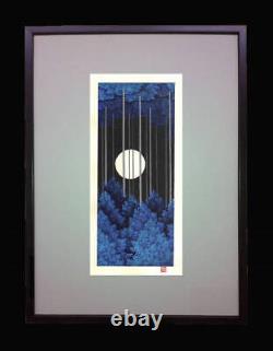 Kato Teruhide Sogetsu Framed Original Wood Block Print Art from Japan