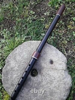 Kaval from blackwood in D Original Pro bulgarian wooden flute