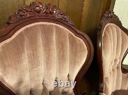 Kimball Reproduction Victorian Kings Chair Honduras mahogany wood from Italy