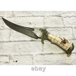 Knife Corsair from Damascus steel, handle from the horn of the Elk