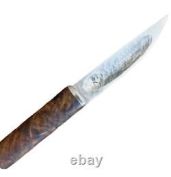 Knife hunter Knife Yakut Bushcraft knife made from forged steel Sheath Included