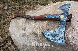 Kratos battle axe from God of War, Leviathan steel felling axe