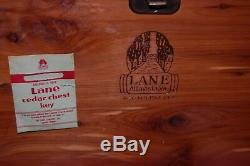 Lane Cedar Chest Veneered in Blonde Oak from an Estate Original Tags