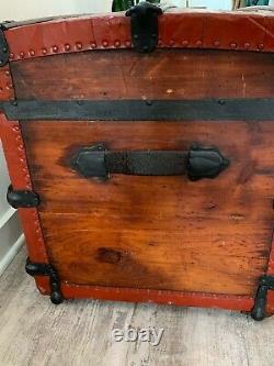 Large Antique Trunk From The 1800s