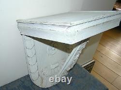 Large Antique White Oak Console From France Shabby Chic