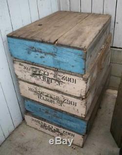 Large fruit vegetable farming crate wood vintage from Bakersfield California