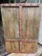 Large Rustic Wooden Primitive, Textured, Colorful Shutter From India