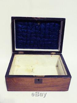Late 18th century large wooden tea caddie from prominent estate collection offer
