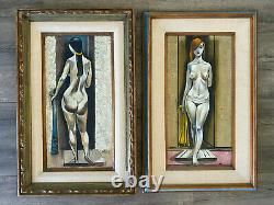 Leon Dusseau Dusso Original Oil Paintings From Laguna CA Art Gallery Nudes
