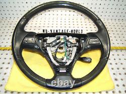 Lexus 07 GS350 Black Leather green black WOOD Steering OEM 1 Wheel, No air Cover