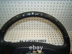 Lexus 07 GS350 Black Leather green black WOOD Steering OEM 1 Wheel, No air Cover