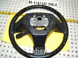 Lexus 2004 RX330 Black Leather black WOOD Steering Genuine 1 Wheel, No air Cover