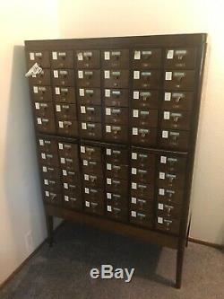 Library Card Catalog From The University Of Oregon Index File Cabinet