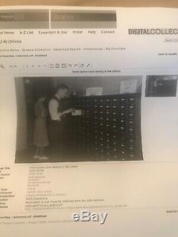 Library Card Catalog From The University Of Oregon Index File Cabinet