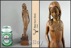 Lovely handcarved nude girl woman from germany 1920