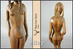 Lovely handcarved nude girl woman from germany 1920