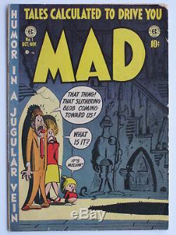 MAD # 1 EC COMICS US original from 1952 WOOD DAVIS ELDER VG+