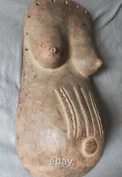 Makonde Tribal Pregnant Belly Fertility Mask From Tanzania