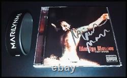 Marilyn Manson Holy Wood CD Autographed from Hey cruel world Tour VERY RARE