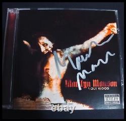 Marilyn Manson Holy Wood CD Autographed from Hey cruel world Tour VERY RARE