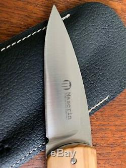 Maserin / #379/OL Favri / Olive wood Folding knife 70 mm from Italy