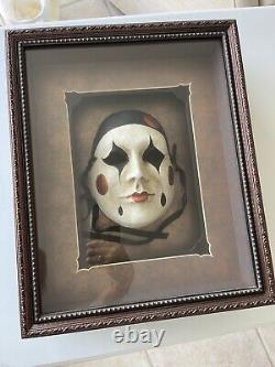 Mask from Italy in custom shadowbox frame