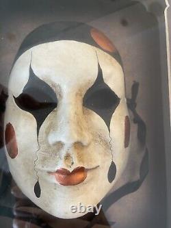 Mask from Italy in custom shadowbox frame