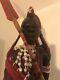Massai Warrior, Africa, Hand Made Wood Statue From Tanzania, Original Massai