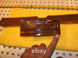 Mercedes 73-75 W116 S Front dash ZEBRANO wood Manual Climate Genuine 3 Covers, T1
