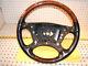 Mercedes E W219, W209, L W211 Leather Burl Wood Black Classic Steering Oem 1 Wheel