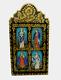 Mexican Folk Art Wood Nicho Painting Santo Saint Madonna Virgin Guadalupe 32