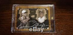 Michael Jordan/Tiger Woods Dual Autograph from 2016 Upper Deck Master Collection