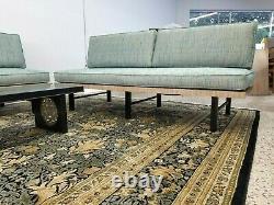 Mid Century Pair of Daybeds Original Fabric Matching Pair Fresh From Estate