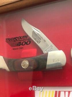 NASCAR 1995 10 Knife Collection Bear MGC ALL 10 MAJOR RACES FROM 1995 DISPLAY