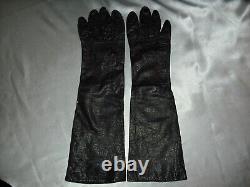Natalie Wood Owned & Worn Black Leather Gloves from Hairdresser Sydney Guilaroff