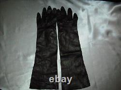 Natalie Wood Owned & Worn Black Leather Gloves from Hairdresser Sydney Guilaroff