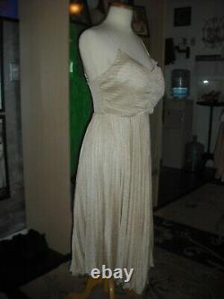 Natalie Wood Personally Owned & Worn 1970's Gold Lame dress from Costumer Warner