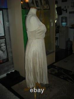 Natalie Wood Personally Owned & Worn 1970's Gold Lame dress from Costumer Warner