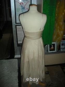 Natalie Wood Personally Owned & Worn 1970's Gold Lame dress from Costumer Warner