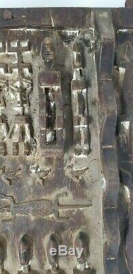 Nice Old African Dogon Door From Mali Exquisite Carvings Custom Hanging Tackle