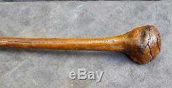 Nice quality carved war/hunting club from Fiji people 19th century with NOTCH