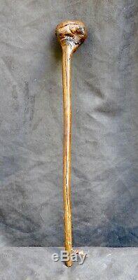 Nice quality carved war/hunting club from Fiji people 19th century with NOTCH
