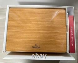 OMEGA Genuine Wooden Watch Box Empty Original Case from JAPAN Free Shipping
