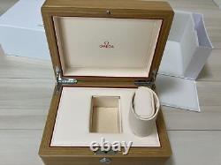 OMEGA Genuine Wooden Watch Box Empty Original Case from Japan