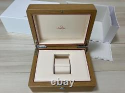 OMEGA Genuine Wooden Watch Box Empty Original Case from Japan