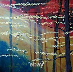 ORIGINAL PAINTING DIRECT from artist The Woods 24x24x1.5 by Steven G. Graff